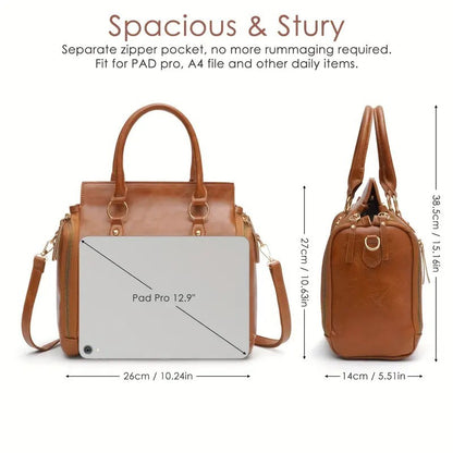 Women’s Multifunctional Leather Shoulder Bag – Stylish Handbag for Every Occasion