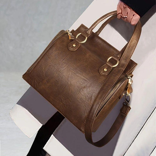 Women’s Multifunctional Leather Shoulder Bag – Stylish Handbag for Every Occasion